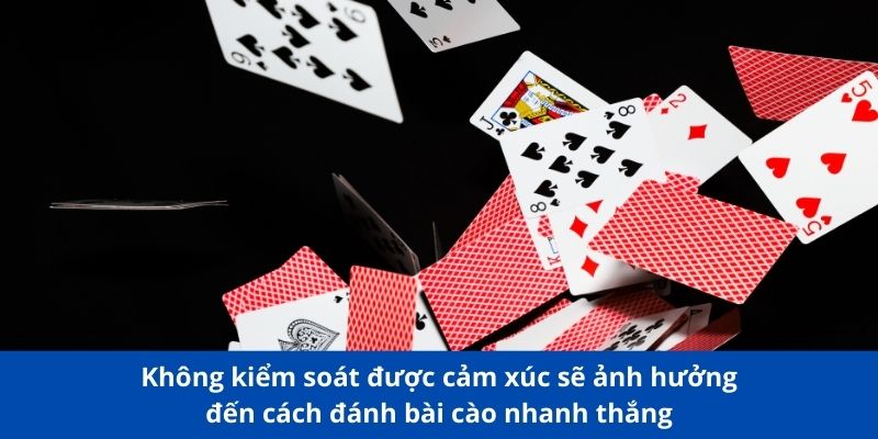 Cách đánh bài cào nhanh thắng - Bí kíp hay từ 188BET 4 Không kiểm soát cảm xúc ảnh hưởng đến cách đánh bài cào nhanh thắng